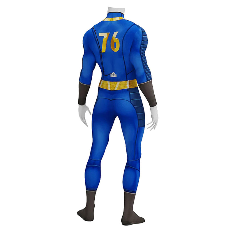 Fallout 4 Game Shelter Blue Jumpsuit Party Carnival Halloween Cosplay Costume