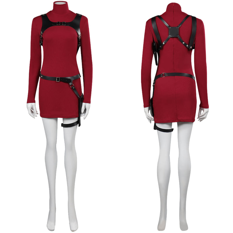 Resident Evil 4 RE: Ada Wong Cosplay Costume Halloween Carnival Party