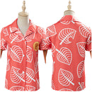 Isabelle Women Red Short Sleeve Shirts Top Cosplay Costume