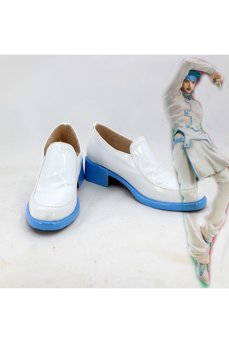 Anime White PU Leather Shoes Halloween Carnival Cosplay Shoes