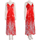 Film Carrie Red Women Dress Outfits Party Carnival Halloween Cosplay Costume