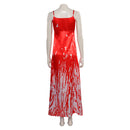 Film Carrie Red Women Dress Outfits Party Carnival Halloween Cosplay Costume