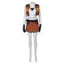 Final Fantasy VII Game Tifa Lockhart Women Brown Suit Party Carnival Halloween Cosplay Costume