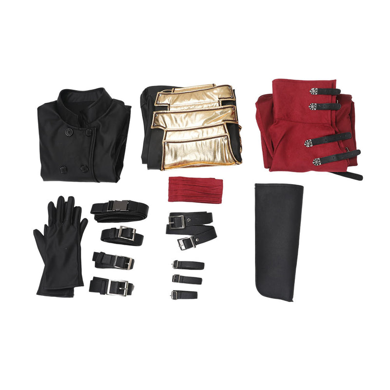 Final Fantasy VII Game Vincent Valentine Black Suit Party Carnival Halloween Cosplay Costume