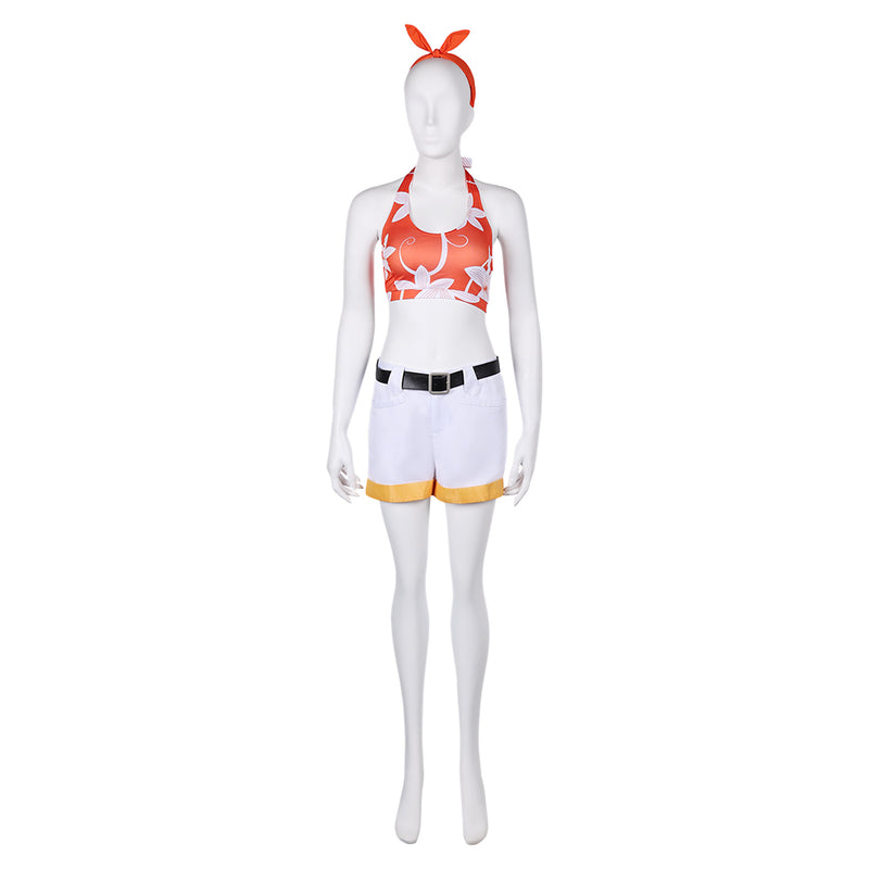 Final Fantasy VII Rebirth Game Yuffie Kisaragi Women Printed Bikini Swimsuit Set Cosplay Costume