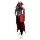 Final Fantasy VII Remake Game Aerith Gainsborough Women Red Suit Party Carnival Halloween Cosplay Costume