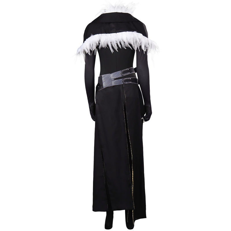 Final Fantasy XVI Benedikta Harman Women Black Printed Outfits Party Carnival Halloween Cosplay Costume
