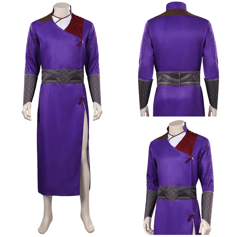 Game Baldur's Gate Gala Purple Outfits Party Carnival Halloween Cosplay Costume