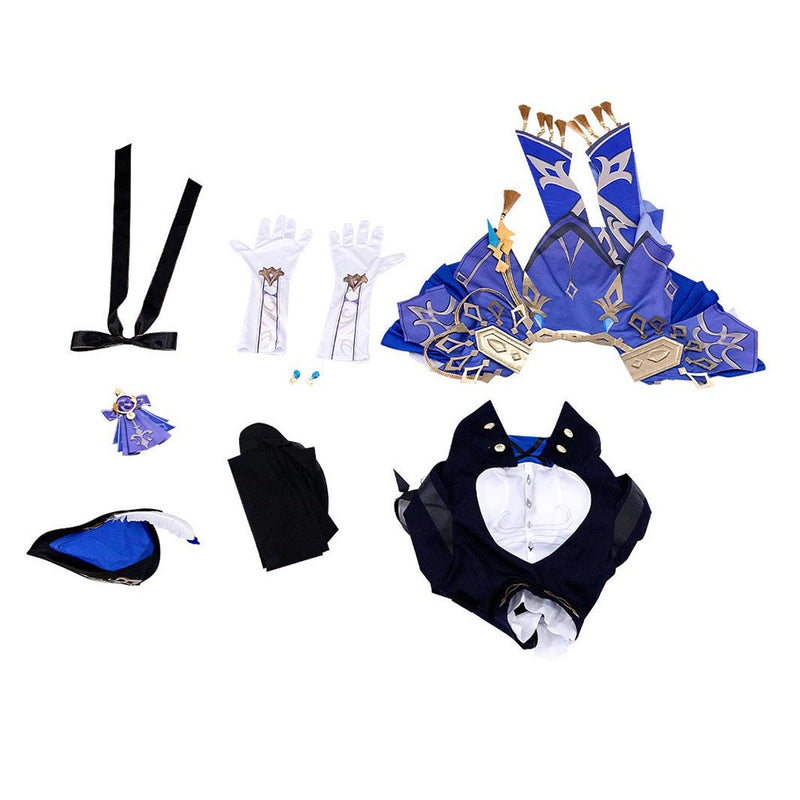 Game Genshin Impact Clorinde Outfits Party Carnival Halloween Cosplay Costume