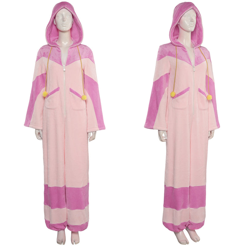 Game Street Fighter Juri Pink Jumpsuit Outfits Halloween Carnival Suit Cosplay Costume