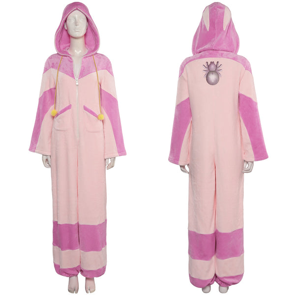 Game Street Fighter Juri Pink Jumpsuit Outfits Halloween Carnival Suit Cosplay Costume