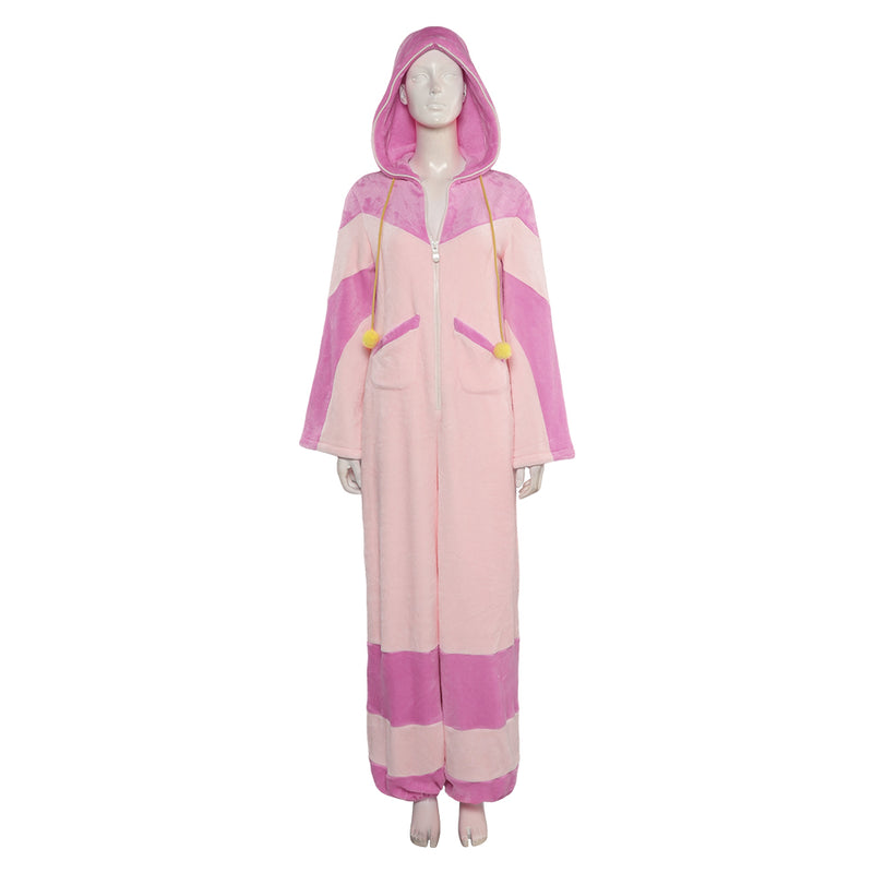 Game Street Fighter Juri Pink Jumpsuit Outfits Halloween Carnival Suit Cosplay Costume