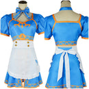 Game The Legend of Zelda Blue Maid Dress Outfits Party Carnival Halloween Cosplay Costume