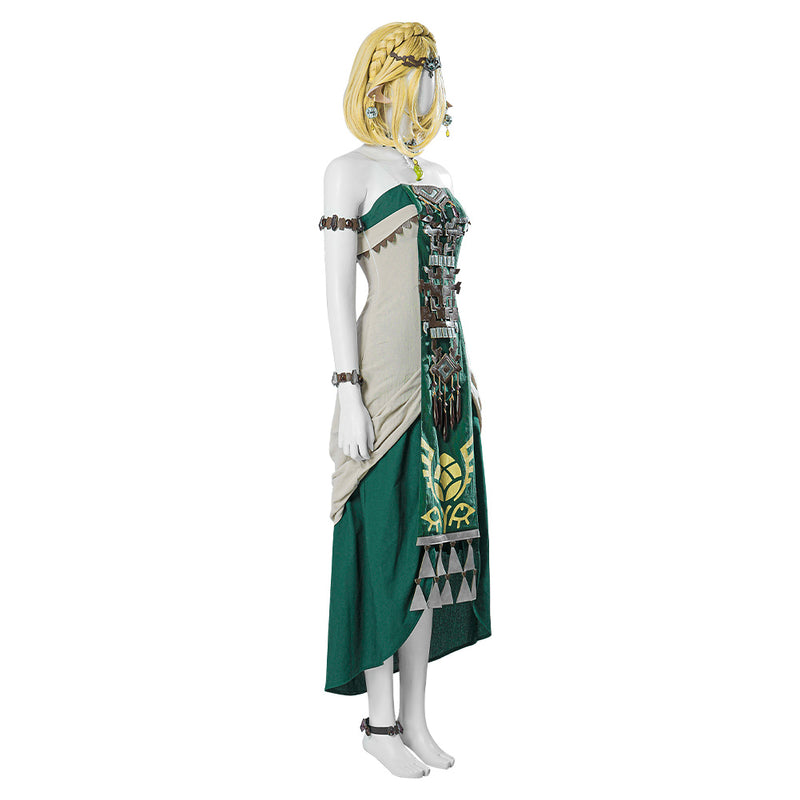 High Quality Tears Of The Kingdom Sonja Link Princess Zelda Cosplay Costume  Halloween Carnival Women Outfit