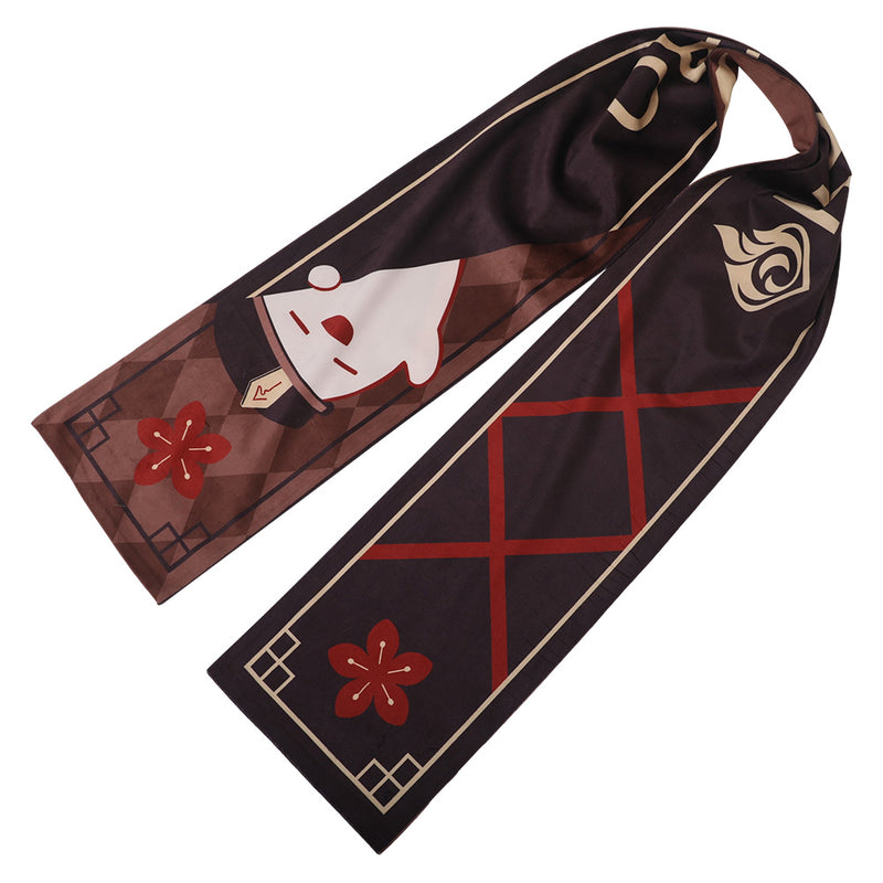 Genshin Impact Game Hu Tao Cosplay Scarf Halloween Carnival Costume Accessories Orignal Design