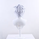 Genshin Impact Game Il Dottore Cosplay Wig Heat Resistant Synthetic Hair Carnival Halloween Party Props