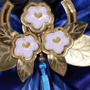 Genshin Impact Game Lantern Rite Ganyu Women Blue Dress Cosplay Costume