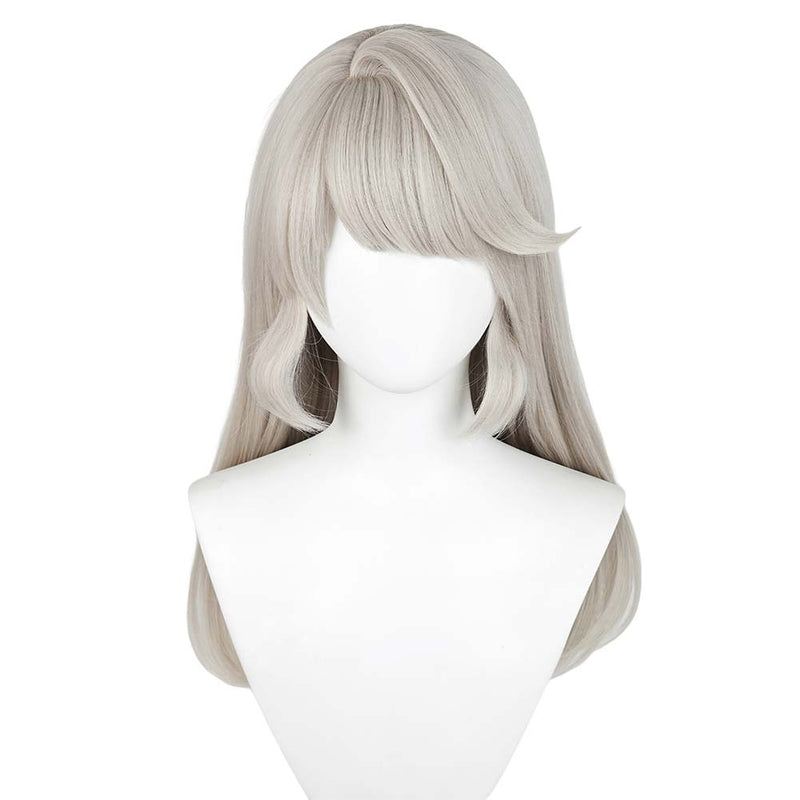 Genshin Impact Game Lynette Childhood Cosplay Wig Heat Resistant Synthetic Hair Halloween Party Carnival Props