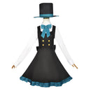 Genshin Impact Game Lynette Women Black Dress Party Carnival Halloween Cosplay Costume