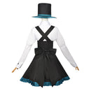 Genshin Impact Game Lynette Women Black Dress Party Carnival Halloween Cosplay Costume