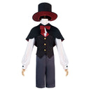 Genshin Impact Game Lyney Black Suit Party Carnival Halloween Cosplay Costume