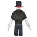 Genshin Impact Game Lyney Black Suit Party Carnival Halloween Cosplay Costume