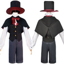 Genshin Impact Game Lyney Black Suit Party Carnival Halloween Cosplay Costume