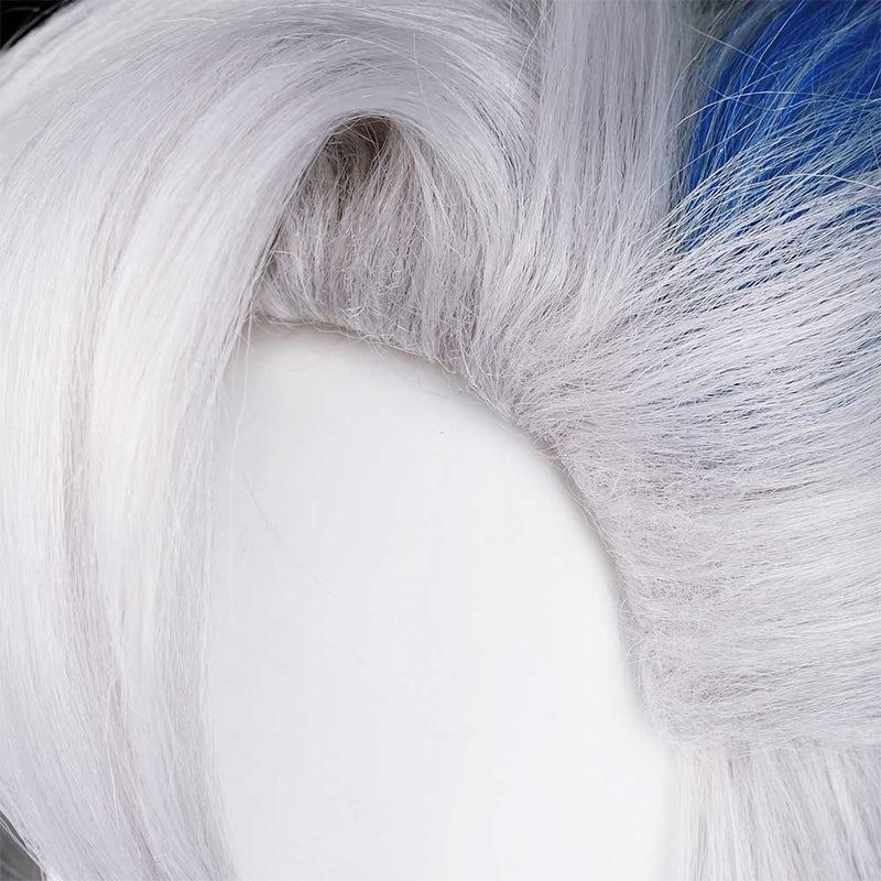 Genshin Impact Game Neuvillette Cosplay Wig Heat Resistant Synthetic Hair Halloween Party Carnival Props