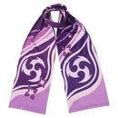 Genshin Impact Game Raiden Shogun Cosplay Scarf Halloween Carnival Costume Accessories Orignal Design