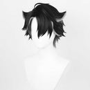 Genshin Impact Game Wriothesley Cosplay Wig Heat Resistant Synthetic Hair Halloween Party Carnival Props