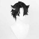 Genshin Impact Game Wriothesley Cosplay Wig Heat Resistant Synthetic Hair Halloween Party Carnival Props