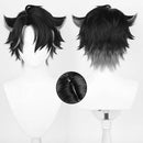 Genshin Impact Game Wriothesley Cosplay Wig Heat Resistant Synthetic Hair Halloween Party Carnival Props