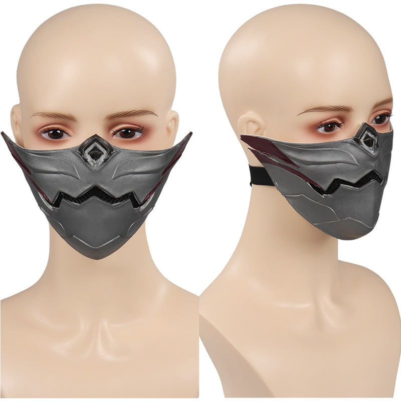 Genshin Impact Kuki Shinobu Cosplay Latex Masks Helmet Masquerade Halloween Party Costume Props