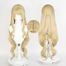 Genshin Impact Navia  Cosplay Wig Heat Resistant Synthetic Hair Halloween Party Carnival Props