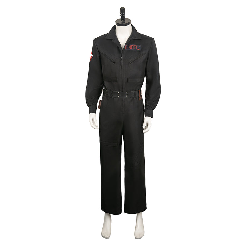 Ghostbusters 2024 Movie Lucky Domingo Black Junpsuit Party Carnival Halloween Cosplay Costume