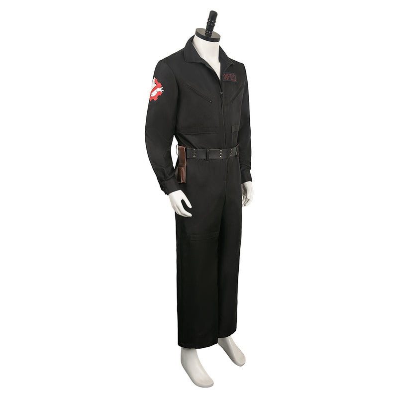 Ghostbusters 2024 Movie Lucky Domingo Black Junpsuit Party Carnival Halloween Cosplay Costume