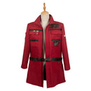 Ghostbusters 2024 Movie Phoebe Spengler Red Coat Party Carnival Halloween Cosplay Costume