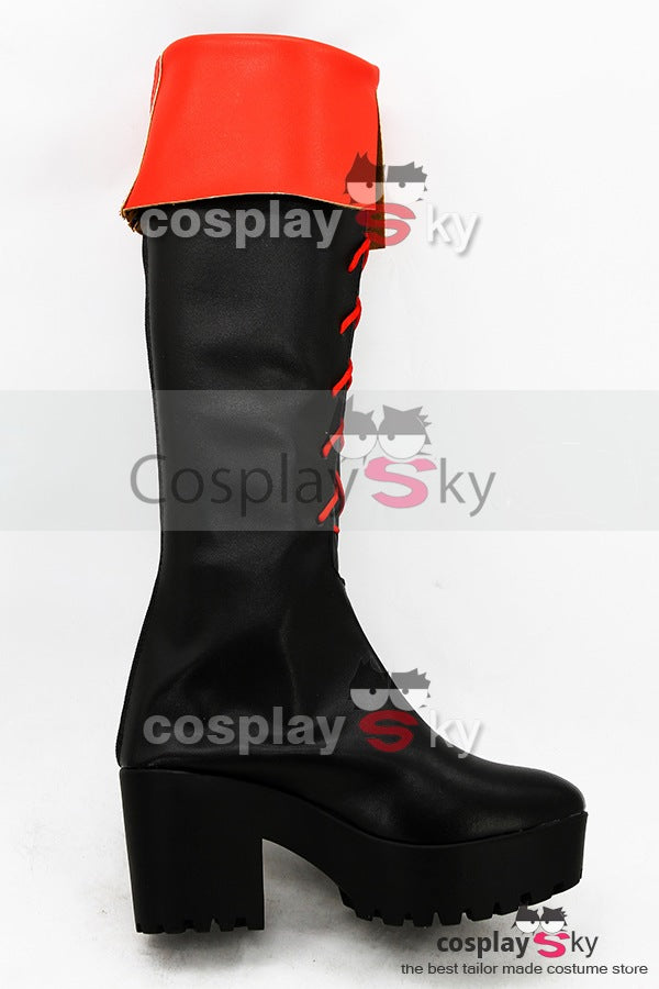 Kagura High-heeled Boots Cosplay Shoes