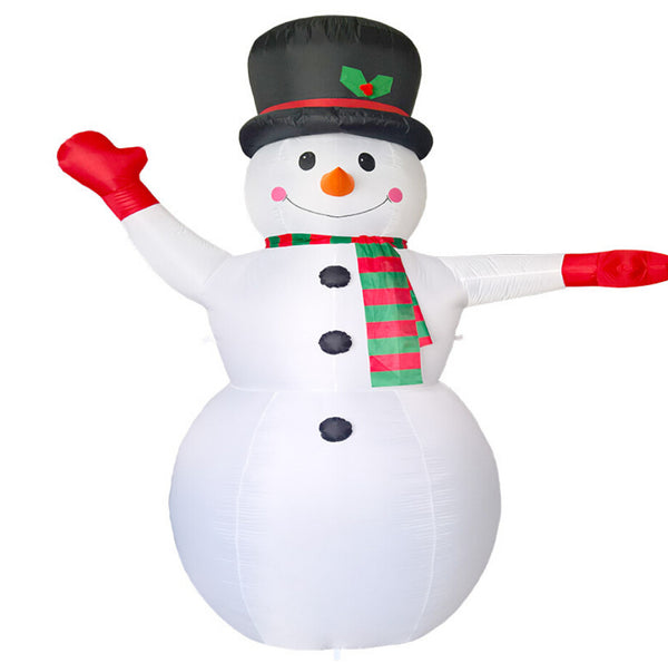 Inflatable Snowman Family Christmas LED Outdoor Decoration