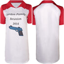 Harley 2014 Family Daily Short-sleeved Shirt Halloween Party Carnival Cosplay Costume