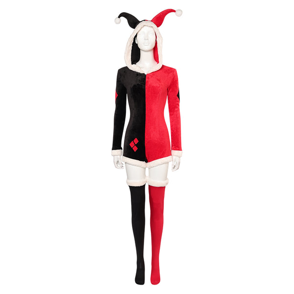 Harley Quinn Anime Christmas Original Design Pajamas Halloween Party Carnival Cosplay Costume