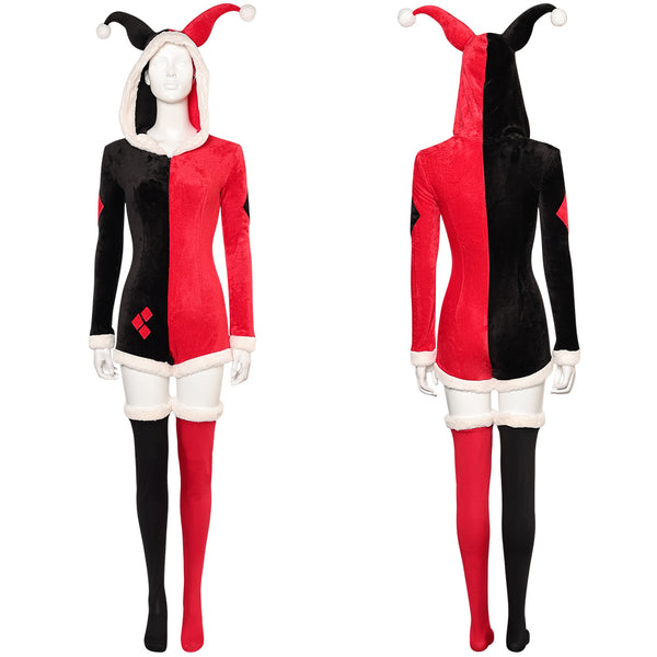 Harley Quinn Anime Christmas Original Design Pajamas Halloween Party Carnival Cosplay Costume