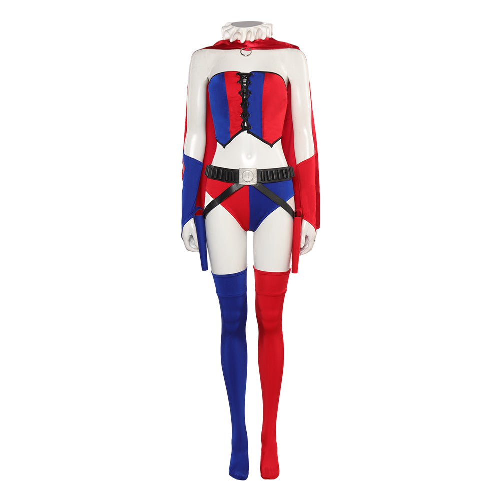 Harley Quinn Women Sexy Suit Party Carnival Halloween Cosplay Costume