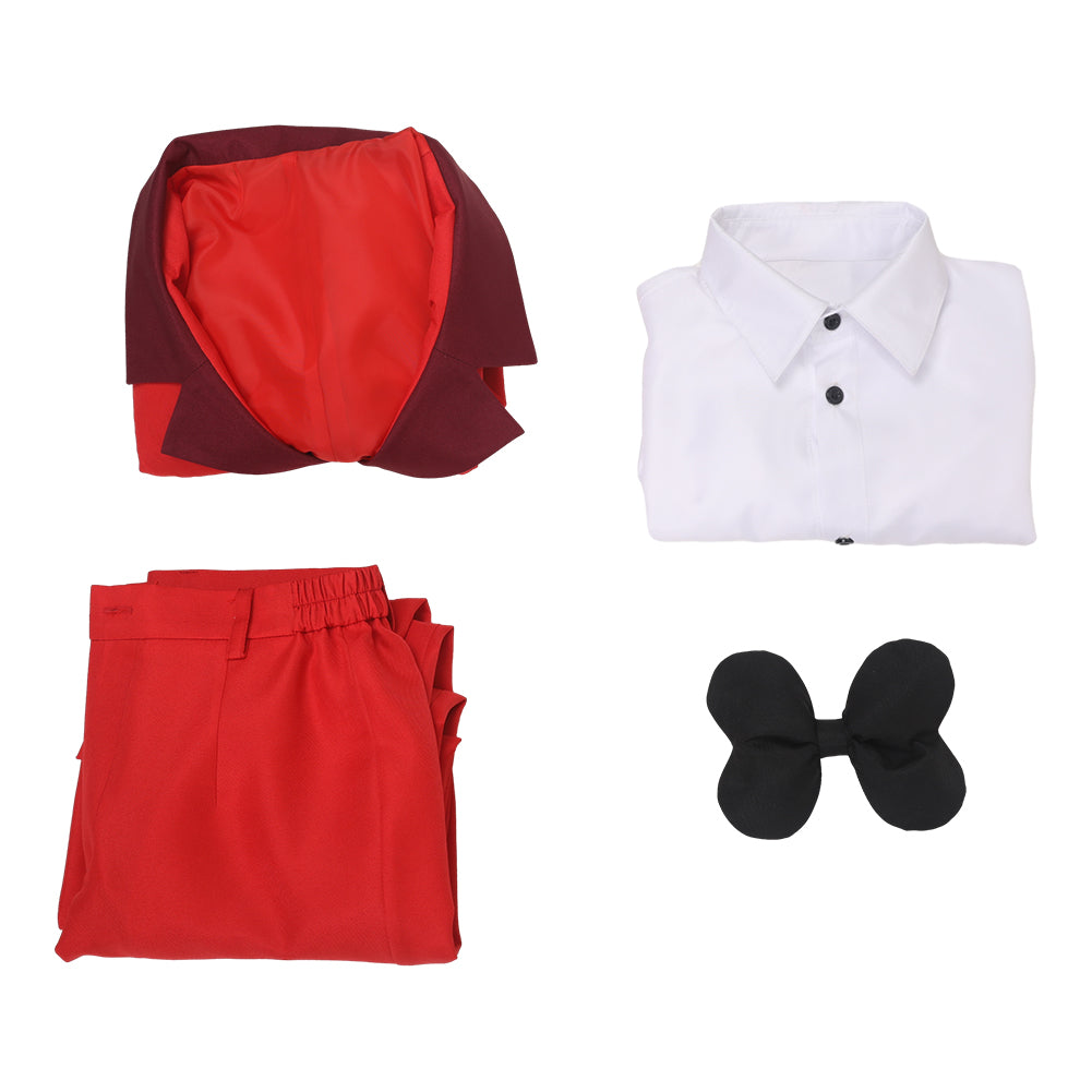 Hazbin Hotel Season 2 Charlie Morning Red Gown Set Outfits Halloween Carnival Party Cosplay Costume