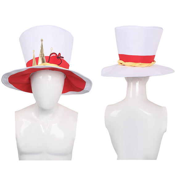 Hazbin Hotel TV 2024 Lucifer Morningstar Cosplay Hat Costume Accessories Halloween Carnival Props