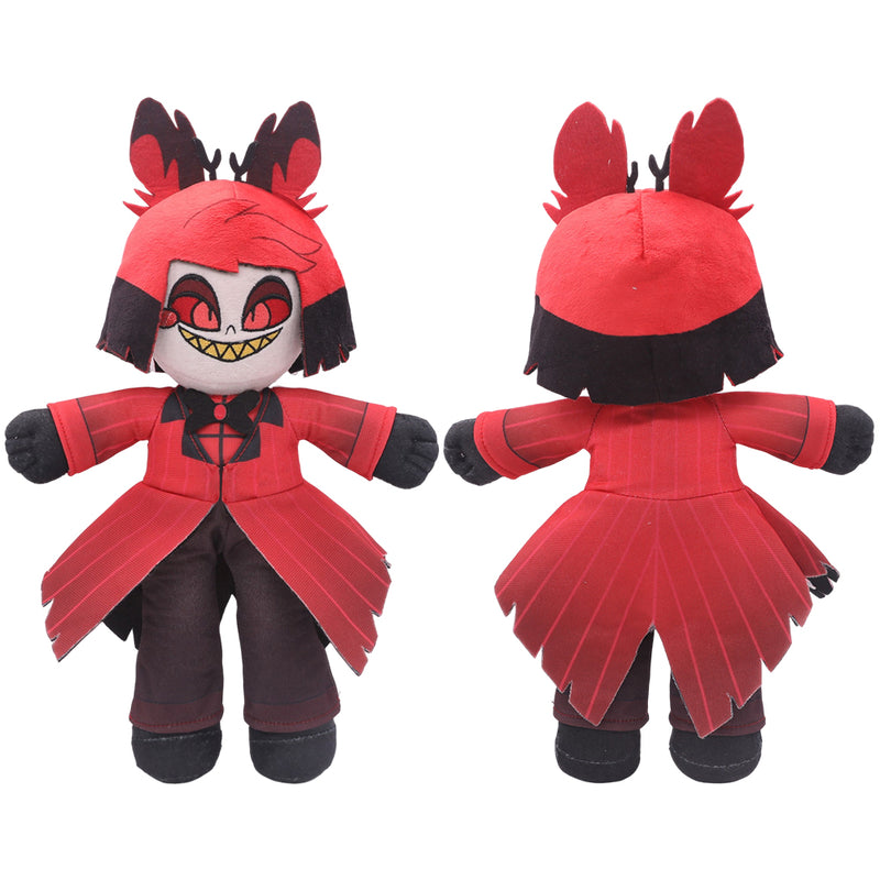 Hazbin Hotel TV Alastor Cosplay Plush Toys Cartoon Soft Stuffed Dolls Mascot Birthday Xmas Gift Orignal Design