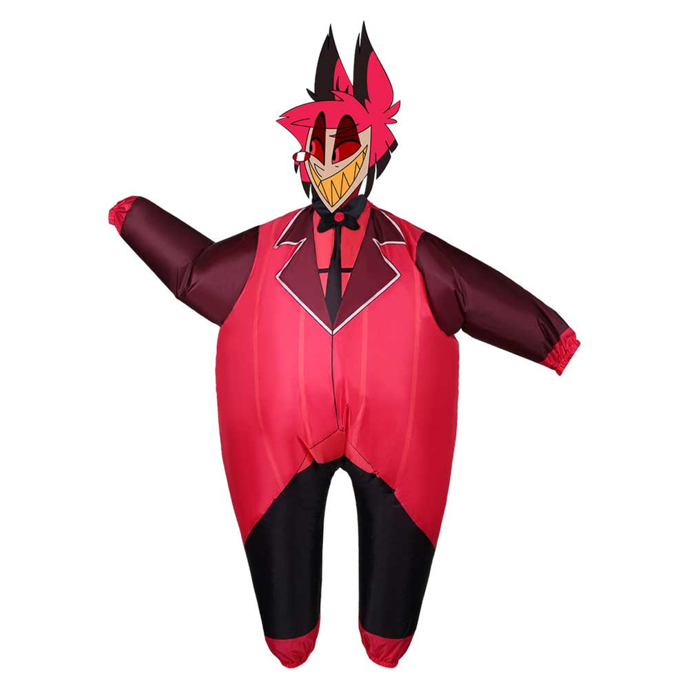 Hazbin Hotel TV Alastor Red Inflatable Full Body Suit Party Carnival  Halloween Cosplay Costume