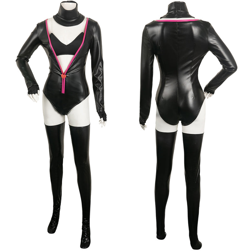 Hazbin Hotel Angel Dust Skintight Suit Cosplay Costume Outfits