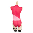 Hazbin Hotel TV Angel Dust Women Pink Jumpsuit Party Carnival Halloween Cosplay Costume