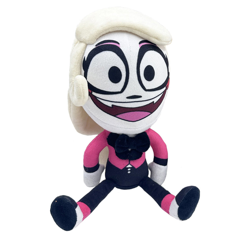 Hazbin Hotel TV Charlie Morningstar Cosplay Seated Plush Toys Cartoon Soft Stuffed Dolls Mascot Birthday Xmas Gift